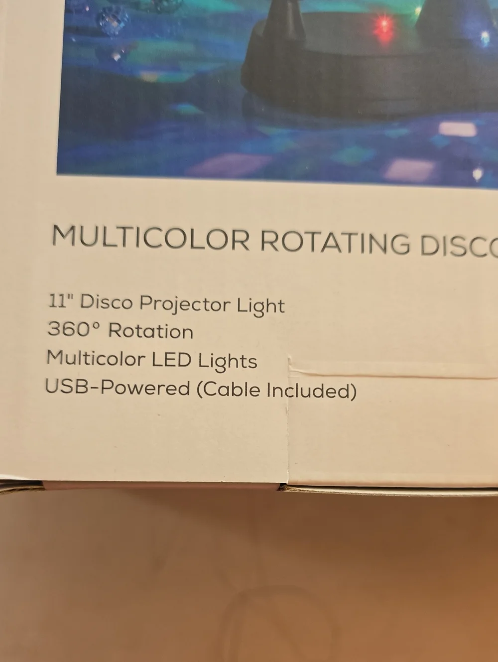 West & Arrow Rotating Disco Light